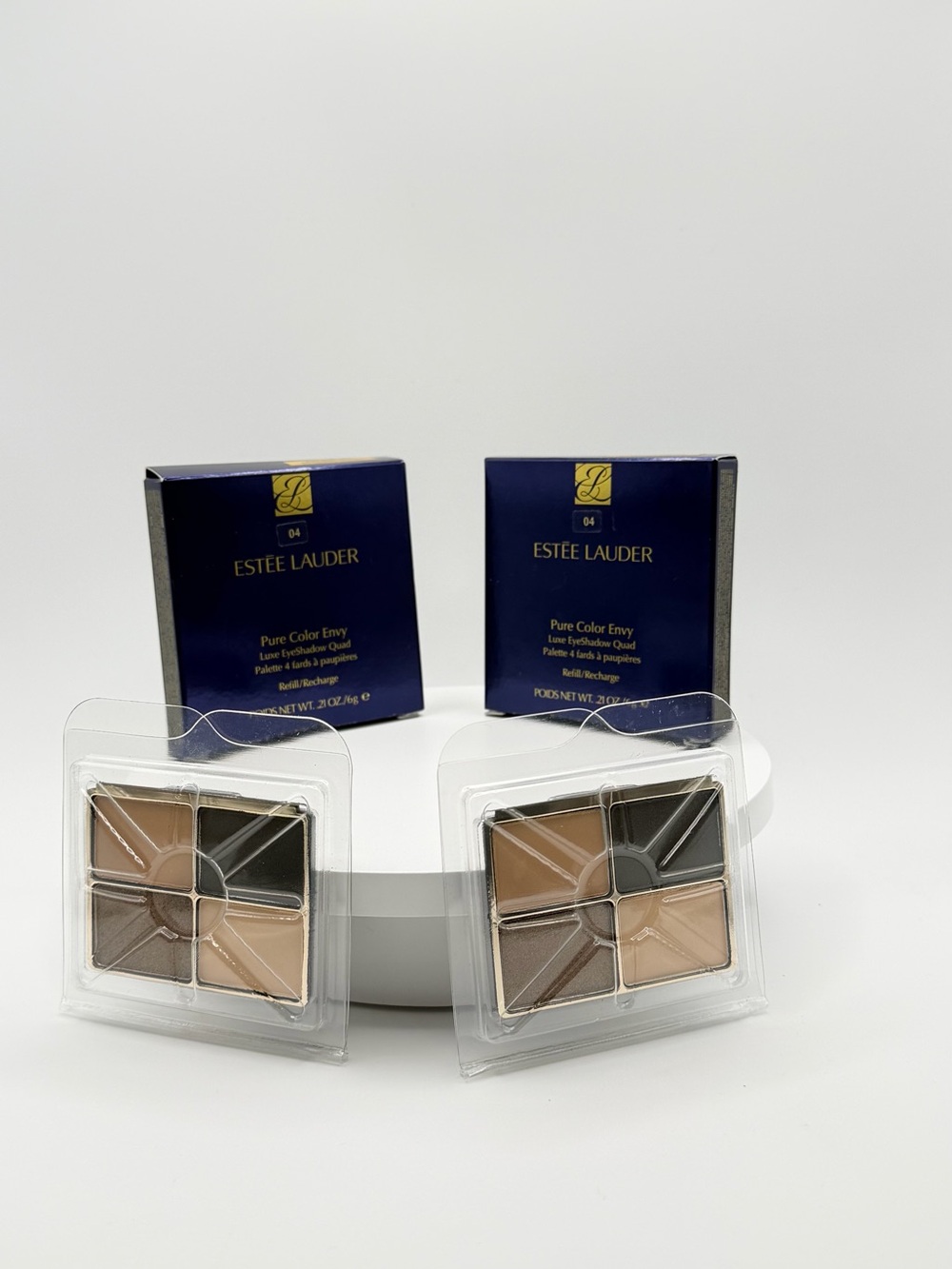 Estee Lauder Neutral Eyeshadow Quads 04 desert dune NEW Authentic 2 pack